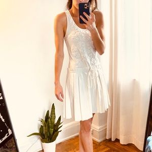 Anthropologie white dress